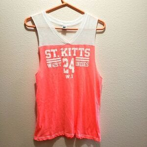 LE tank top, pink, M